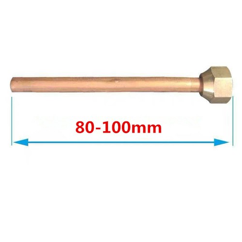 2pcs High frequency induction heating coil copper joint 8MM copper tube 15-35KW