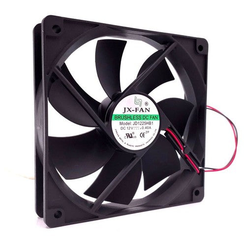 1 PCS JX-FAN Fan JD1225HB1 DC 12V 0.40A 12025 12CM 2 pin inverter Cooling fan
