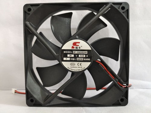 1 PCS FU FENG Fan UF-12025S24H DC 24V 0.32A 7W 12025 12CM 2 PIN cooling fan
