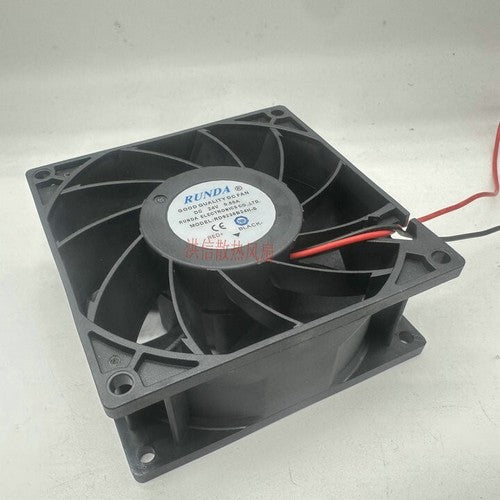 1 PCS RUNDA Fan RD9238B24H-S DC24V 0.80A 9038 9CM 2 wire cooling fan