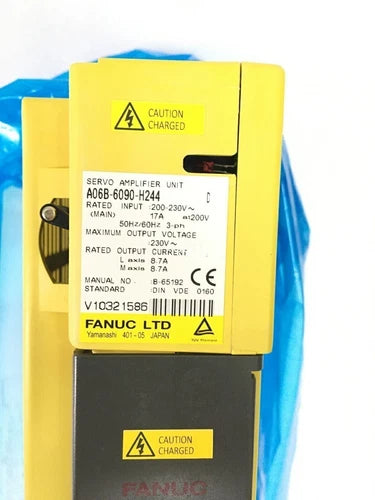 A06B-6090-H244 1PCS  FANUC Servo Drive A06B6090H244 Fast Ship