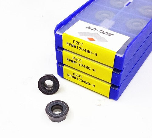 10Pcs/box RPMW1204MO-H P20T CNC R6 Round Milling Inserts Carbide Blade