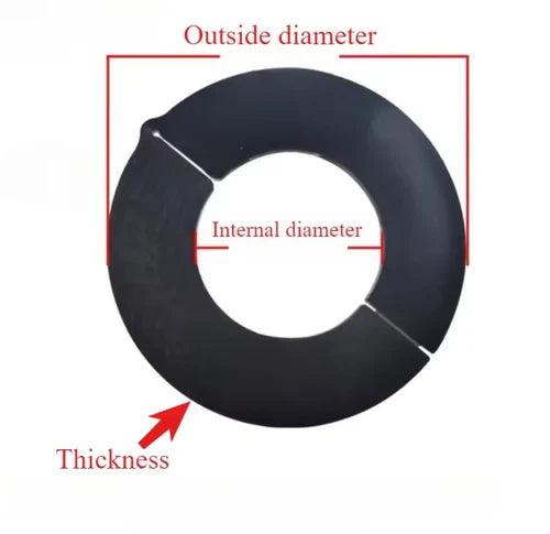 10pcs for Excavator Skid Steer 3mm Thickness Detachable Bucket Pin Shim Kit 65mm