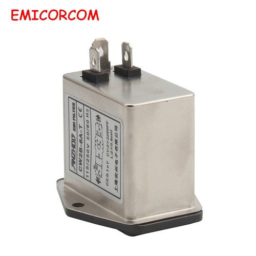 Illuminated 10A/6A/3A IEC socket AC power filter CW2B-10A-T