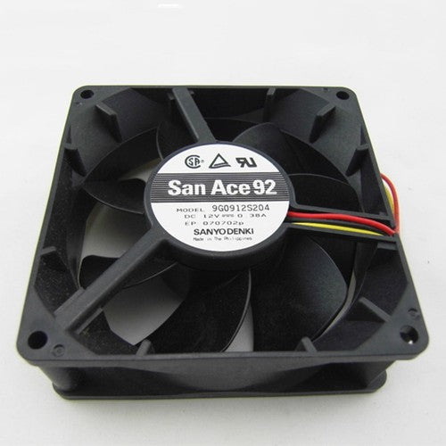 One For SANYO  9G0912S204 San Ace92 12V 0.38A cooling fan Free Shipping