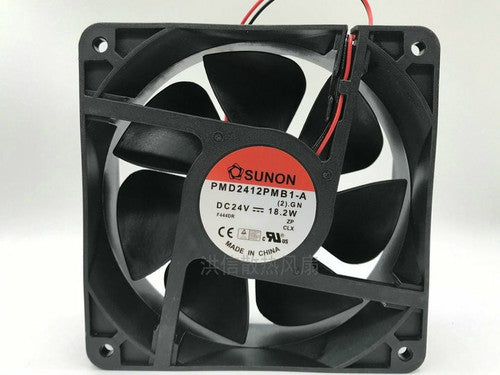 1 PCS SUNON Fan PMD2412PMB1-A (2).GN DC 24V 18.2W 120x120x38mm 2 wire
