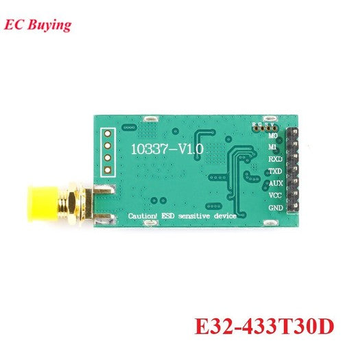 E32-433T30D SX1278 LoRa RF Wireless Module 433MHZ UART 100mW Serial Port TX RX