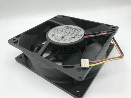 1 PCS   Fan  DC 24V 9W 12038 12CM 3 Pin cooling fan CNDC24Z7P-069