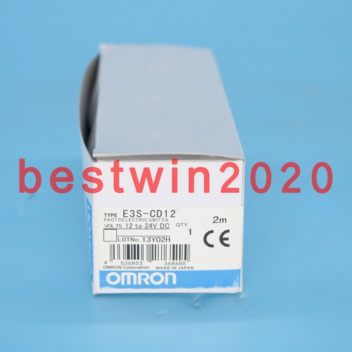 OMRON E3S-CD12 Photoelectric Switch Sensor E3SCD12 10-30VDC 2M