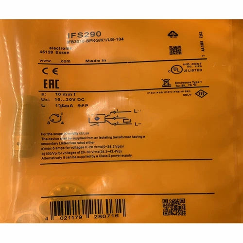 1PC  IFM IFS290 Proximity Switch Sensor In Box Free Shipping