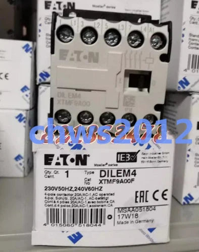 1 PCS  small contactor  DILEM4 (230V50HZ, 240V60HZ)