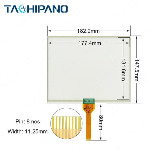 1PC Touch screen for PANEL GLASS Digitized G084-01 G08401