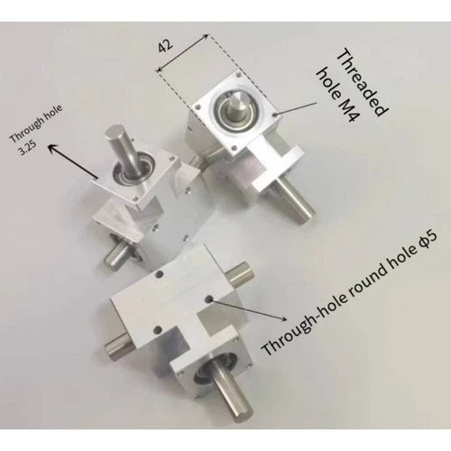 1PC 1:1 90° Commutator Right Angle Transmission Reversing Helical Bevel Gearbox