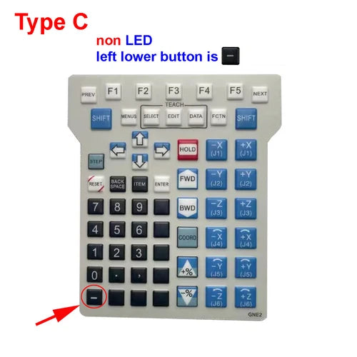 1X Fit for Teach Pendant Membrane Keypad Protective Film   GNE2