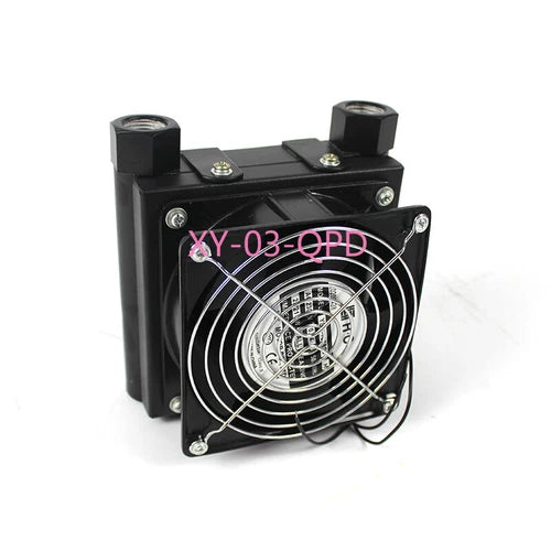 1X mini 5L/Min Air Cooler Oil Radiator Heat for CNC Hydraulic System AF0510T-CA