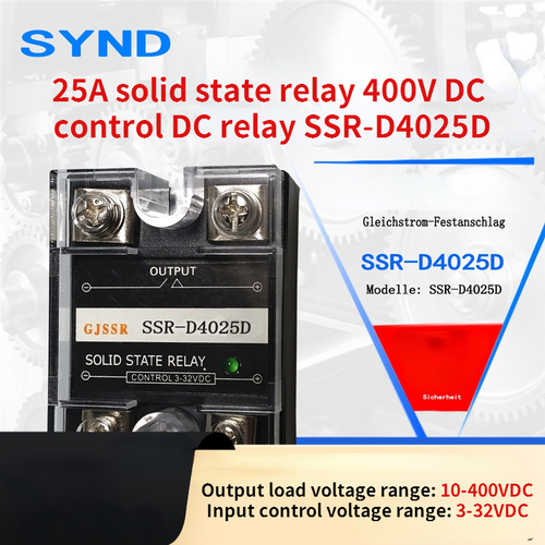 25A solid state relay 400V DC control DC relay SSR-D4025D