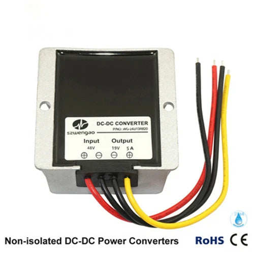 1X Buck Converter DC-DC Regulator Car Waterproof Power 35-60V/48V to 19V 5A 95W