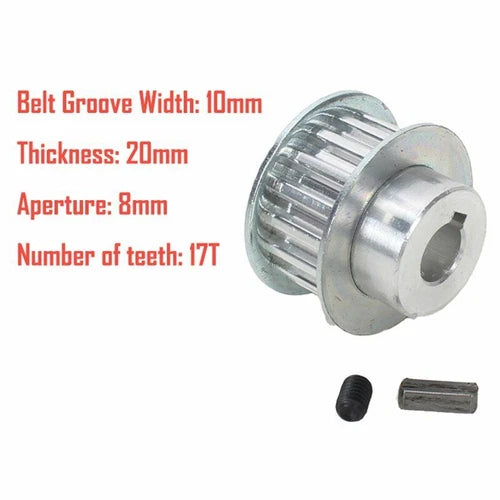1PC Pulley Gear Motor Belt Gear Mini Lathe Metal Cutting Machine Gears