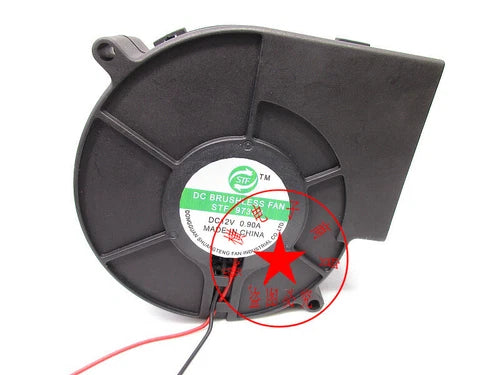 QTY:1   2-wires cooling fan 97x97x33MM  9733H DC 12V 0.90A 9733