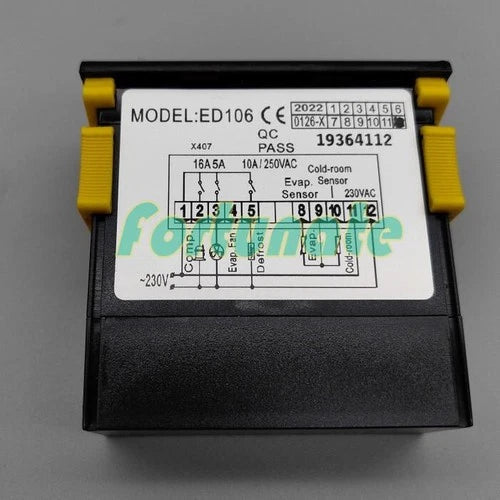 1PC  ED-106 Digital Thermostat Temperature Controller For Cold-room