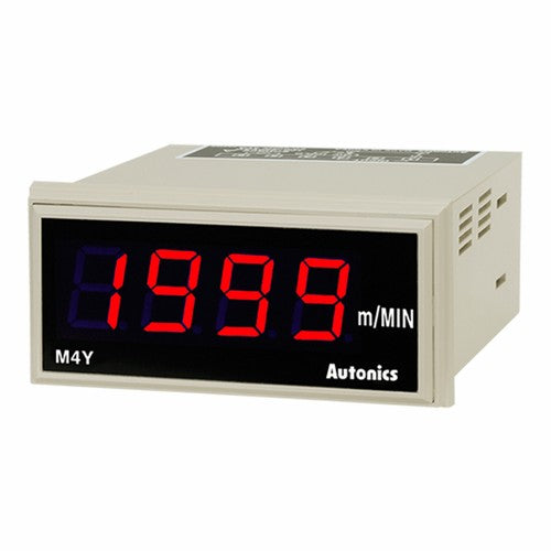 Autonics M4Y-S-1 Digital Panel Meters Tacho speed meter  1PCS #