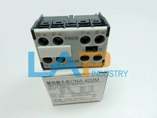 1PCS  FOR TECO CNA-422 Auxiliary contact CNA-2M/4M 2 open and 2 close 10A