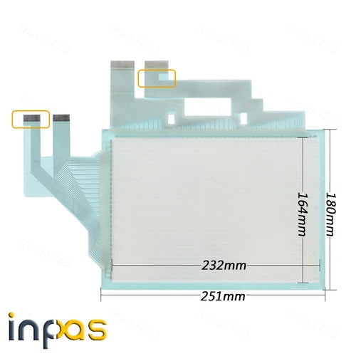 1SET For HMI Touch Screen Panel+ Overlay GT1572-VNBD GT1572-VNBD
