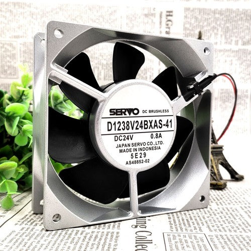 SERVO D1238V24BXAS-41 24V 0.8A 12cm 12038 2-line inverter metal fan