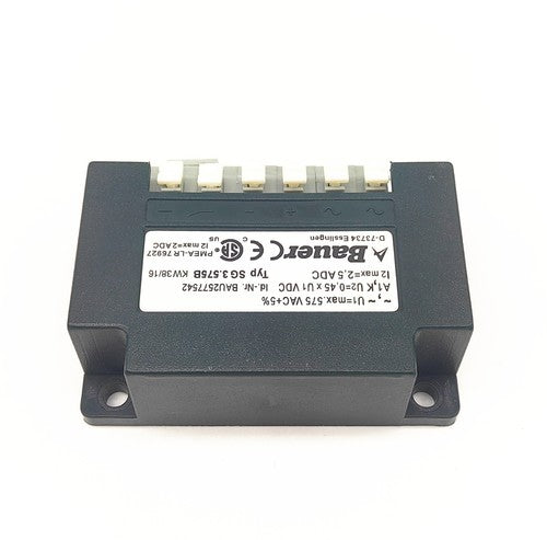 BAUER SG3.575B motor brake rectifier 2.5A LR76927 SG 3.575B