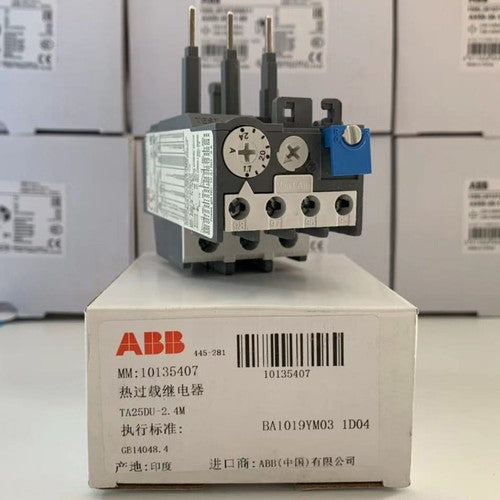one  ABB TA25DU-2.4M Thermal overload relay Quality assurance