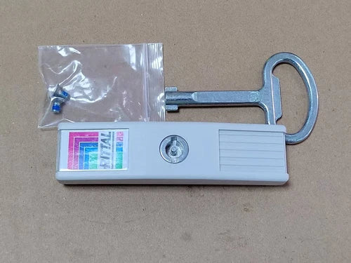 1 set    8611.370 TS8611.370 Door lock+key Electric control cabinet door pin