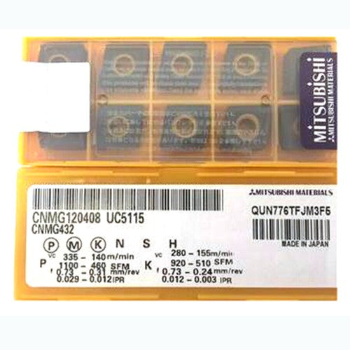 MITSUBISHI CNMG432 CNMG120408 UC5115 Carbide Inserts CNC #