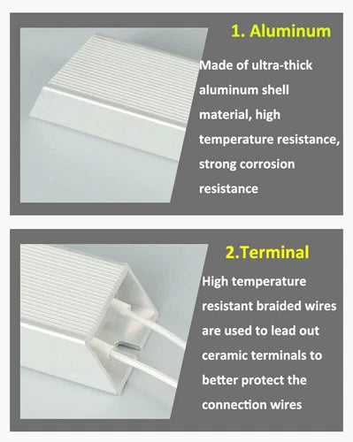 50-3000W/ RXLG Aluminum Shell Inverter Braking Resistor Servo Inverter Resistor