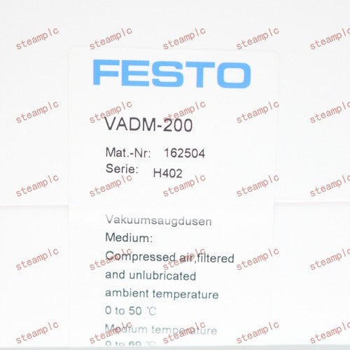 1ps  festo vacuum generator VADM-200 162504  SHIP