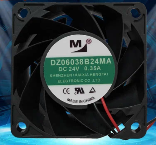 1 PCS YM M Fan DZ06038B24MA DC24V 0.35A 6038 60*60*38MM 2 WIRE Cooling fan