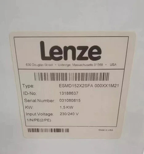 1 PC ESMD152X2SFA  LENZE Inverter