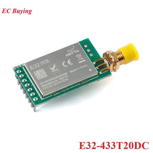 E32-433T30D SX1278 LoRa RF Wireless Module 433MHZ UART 100mW Serial Port TX RX