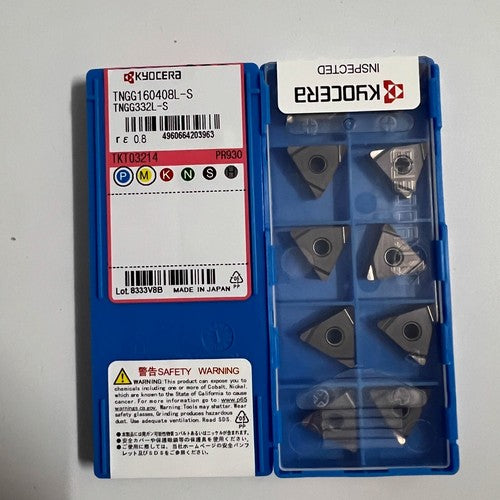 10pc/Box Kyocera TNGG160408L-S PR930 TNGG332L-S CNC Turning Blade Carbide Insert