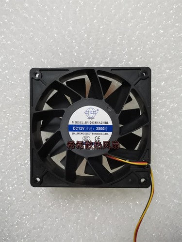 1 pcs JIAFENG Fan JF12038HA2HBL DC12V 12038 12CM 3 wire ball cooling fan