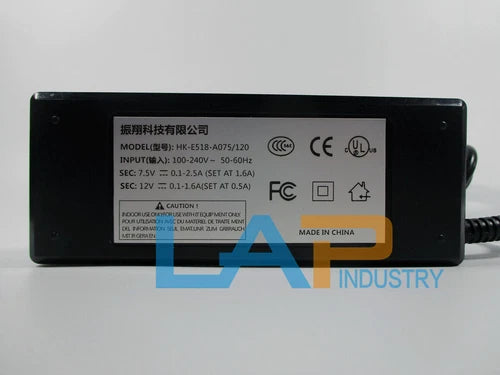 1PCS  Universal Power Adapter five-pin/four-pin plug HK-E518-A075/120