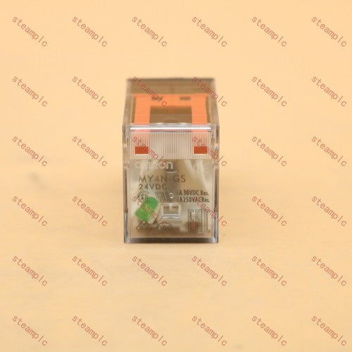 OMRON  box/10pack small relay MY4N-GS MY4N-GS 24VDC spot stock