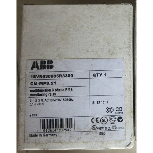 Abb CM-MPS.21 Three-phase monitoring relay ONE Year Warranty