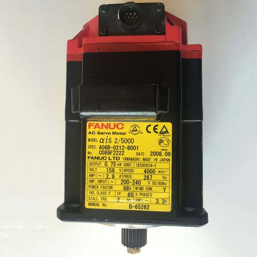 For FANUC A06B-0212-B001  servo motor Free Shipping