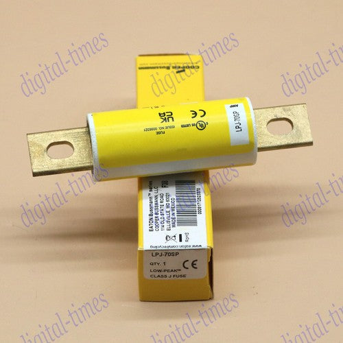 one  Bussmann LPJ-70SP Dual-Element Time Delay Fuse 600 Volt 70 Amp