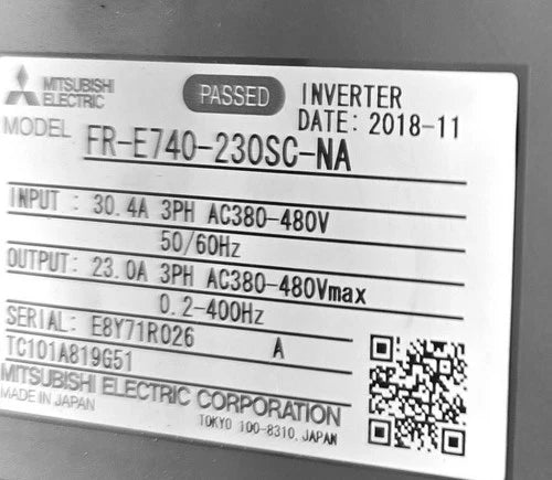 FR-E740-230SC-NA  MITSUBISHI FRE740230SCNA INVERTER