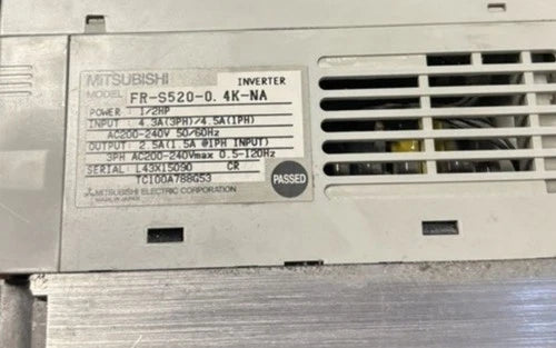 FR-S520-0.4K-NA  MITSUBISHI FRS5200.4KNA Inverter