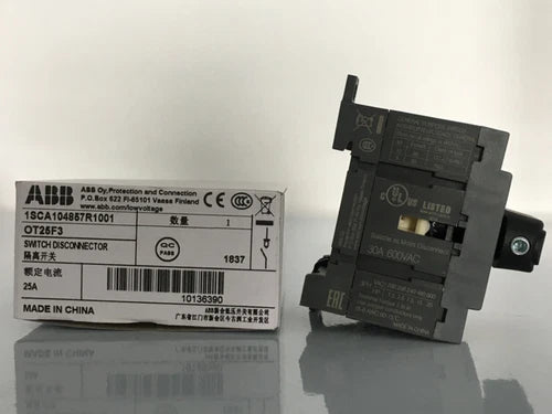 1PC OT16F3/OT25F3/OT40F3/OT63F3/OT80F3/OT100F3/OT125F 3-pole SWITCH DISCONNECTOR