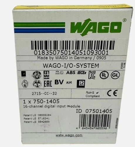 750-1405  WAGO 750-1405 PLC Module 750 1405