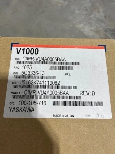 CIMR-VU4A0005BAA  Yaskawa CIMRVU4A0005BAA Inverter Drive