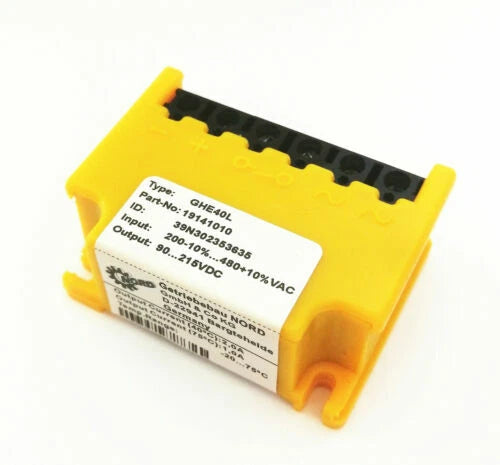 1X Motor Brake Rectifier Block Rectifier Power Supply GHE40L(19141010)NORD